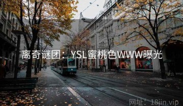 离奇谜团：YSL蜜桃色WWW曝光