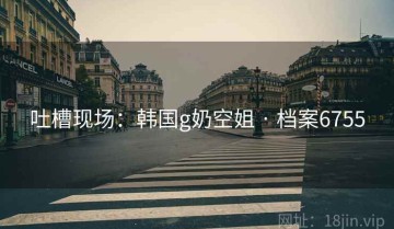 吐槽现场：韩国g奶空姐 · 档案6755