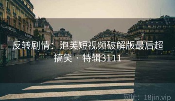 反转剧情：泡芙短视频破解版最后超搞笑 · 特辑3111