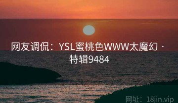 网友调侃：YSL蜜桃色WWW太魔幻 · 特辑9484