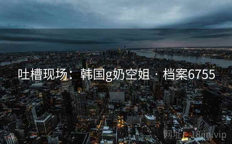 吐槽现场：韩国g奶空姐 · 档案6755