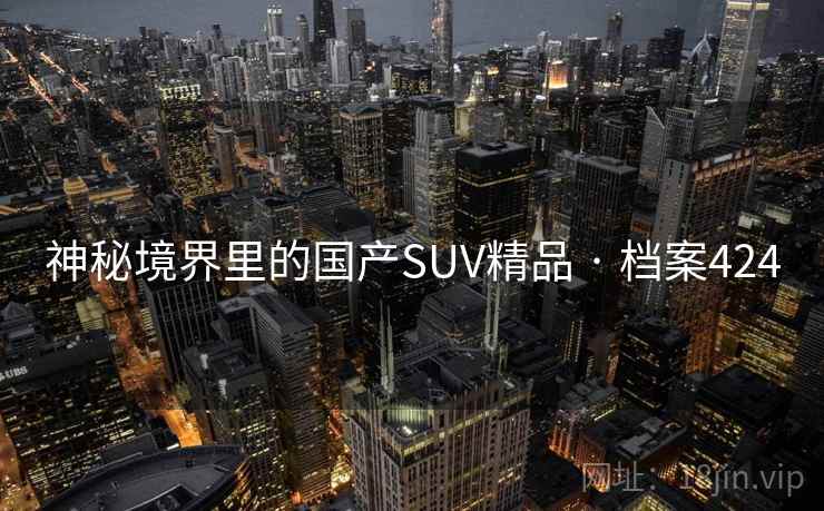 神秘境界里的国产SUV精品 · 档案424