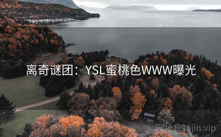 离奇谜团:YSL蜜桃色WWW曝光 离奇谜团:YSL蜜桃色WWW曝光